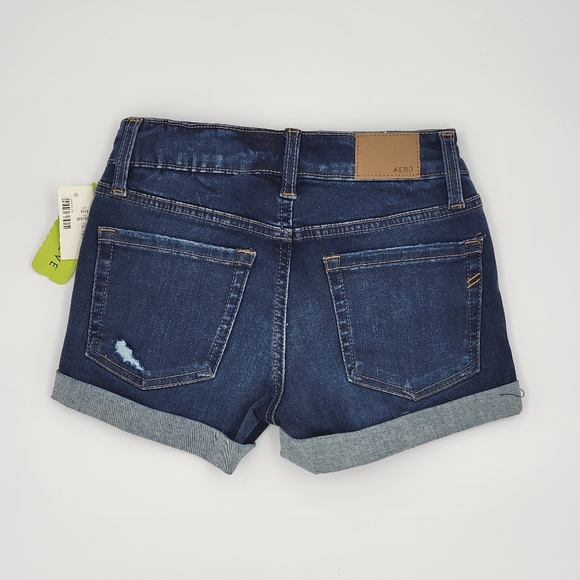 Aeropostale Premium Stretchy low rise shorty sz 000 - Picture 3 of 4